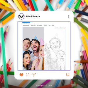 Transform Your Photos into Beautiful Coloring Pages with Mimi Panda